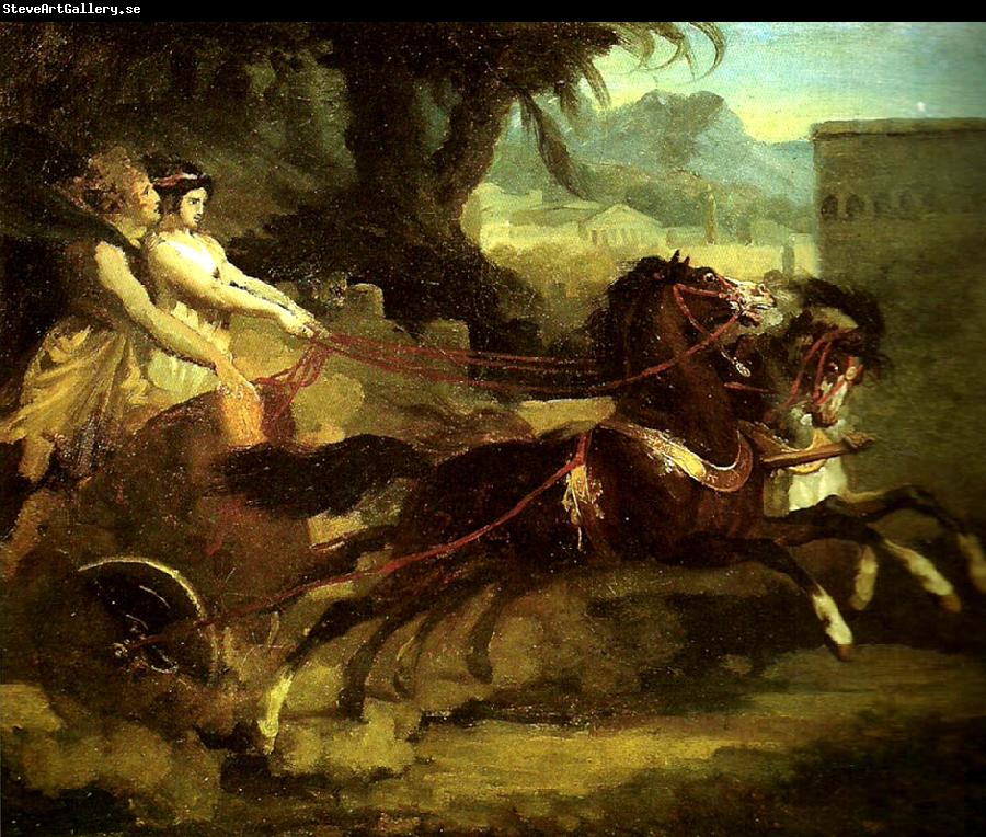 Theodore   Gericault le retour de la course